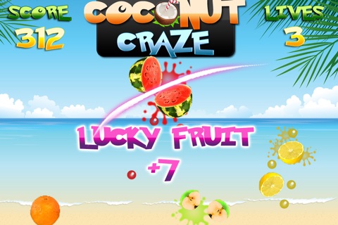 Coconut Craze PRO - Slice The Fruit Carribbean Style! screenshot 3