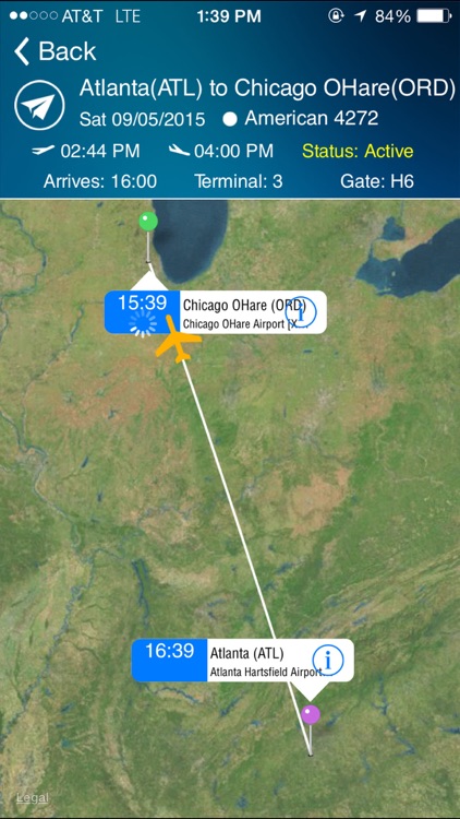 Chicago O’Hare Airport (ORD) Flight Tracker Radar