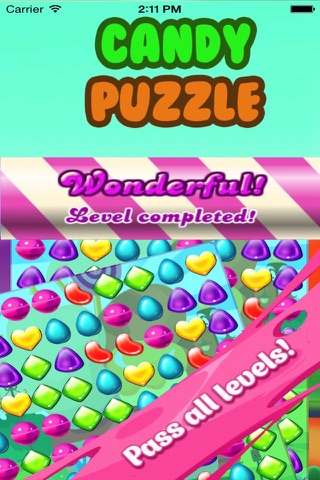 Candy Puzzle  Legend-Amazing Match 3 candies pop game for boys and girls screenshot 3