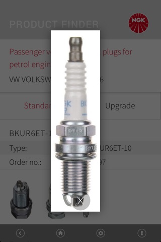 NGK EU Product finder screenshot 4