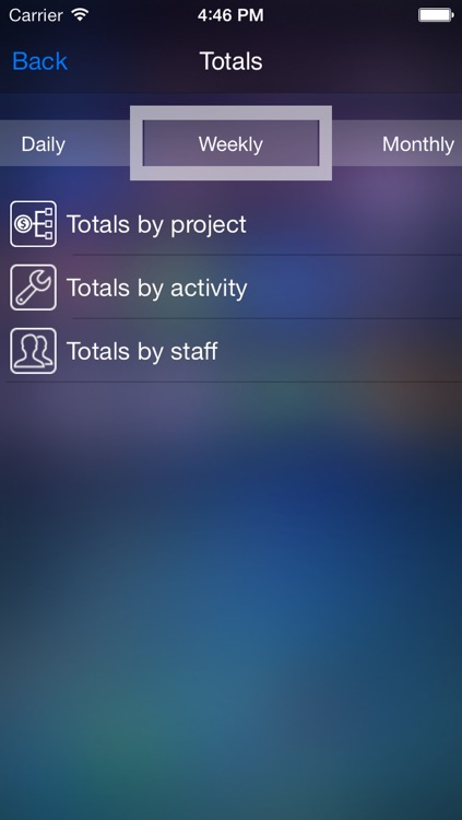 Time tracker - Live time Gold - timesheet