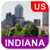 Indiana, USA Offline Map - PLACE STARS