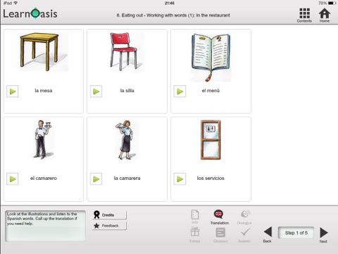 LearnOasis Spanish screenshot 3