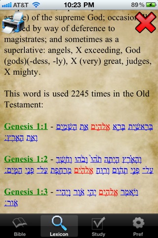 Hebrew Old Testament screenshot 3