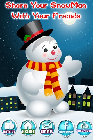 Snowman Maker & Dress Up – Winter Festive Fun Center for Santa Christmas Games screenshot 3