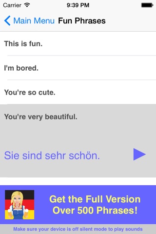Speak German Prasebook Lite screenshot 3