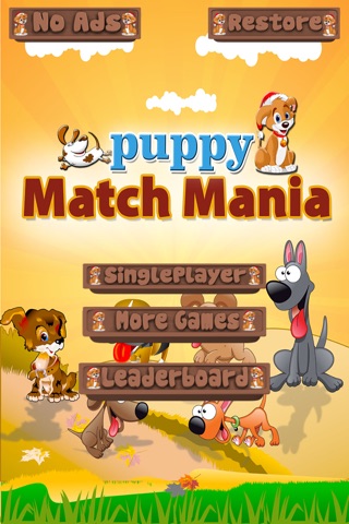 Puppy Match Mania - Connecting Three Blitz Fun Game screenshot 2