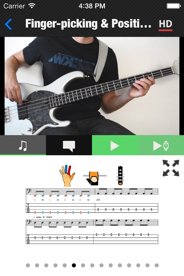 Beginner Bass method HD screenshot 3