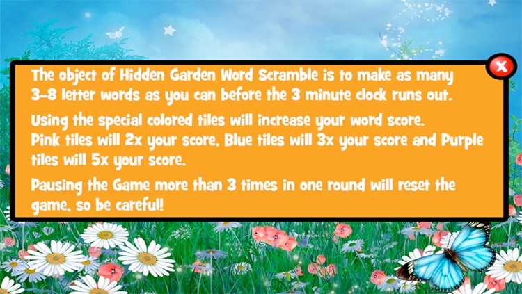 Hidden Garden Word Scramble screenshot-3