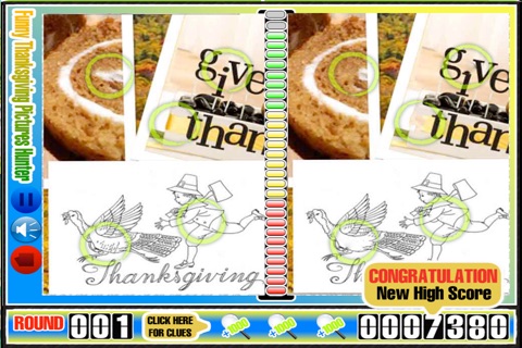 Funny Thanksgiving Pictures Hunter - Spot the differences in Thanksgiving food and craft images screenshot 2