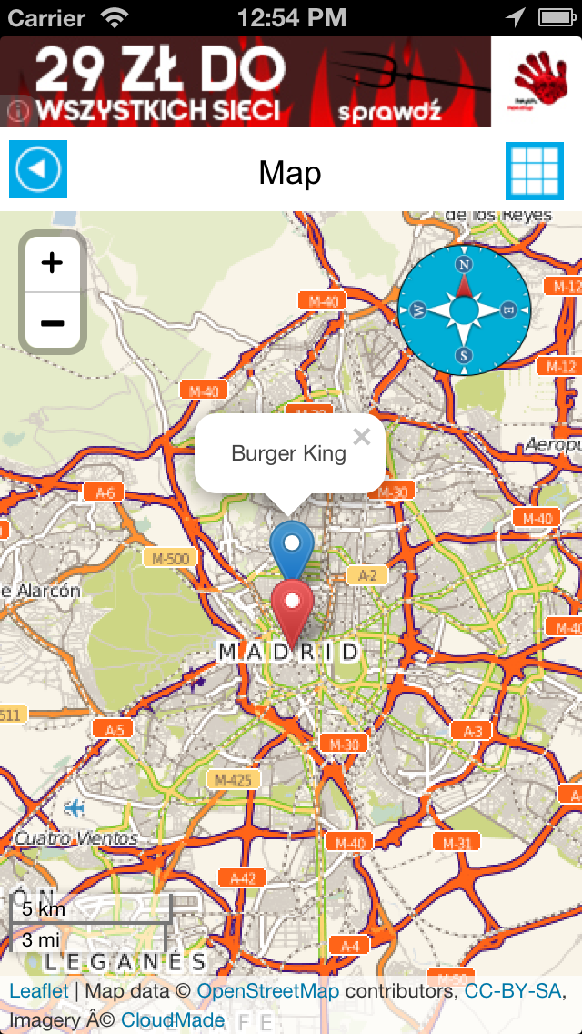 スペインオフライン道路地図＆POI。バルセロナとマドリードとの無料版。(Spain offline map)のおすすめ画像3