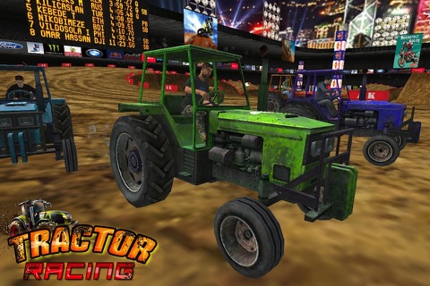 Tractor Racing ( 3D Heavy Monster Truck Race Game on Dirt Track ) screenshot 4