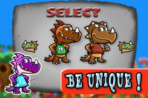 Dino the Dinosaur in Super Land - Addictive Action Game For Kids HD FREE screenshot 4