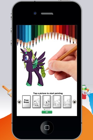 Coloring Book Pony screenshot 2