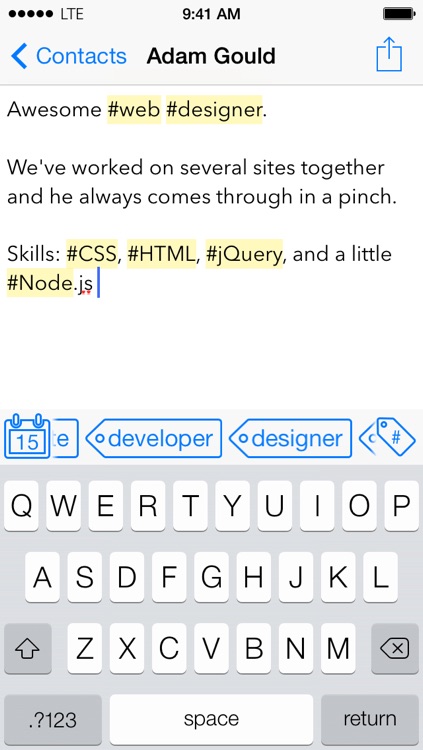 Notable - Contact Notes Made Easy