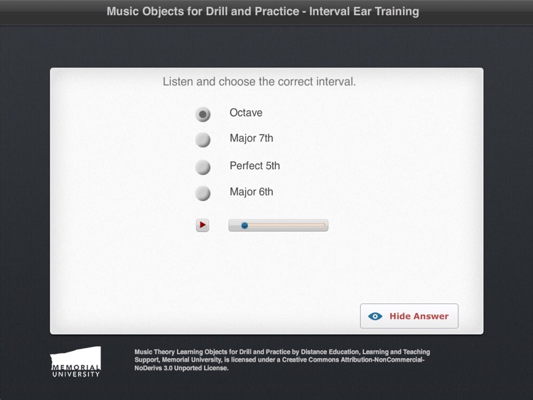 Identify Intervals Aurally