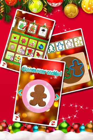 Christmas Gingerbread Cookies Mania! - Cooking Games FREE screenshot 4