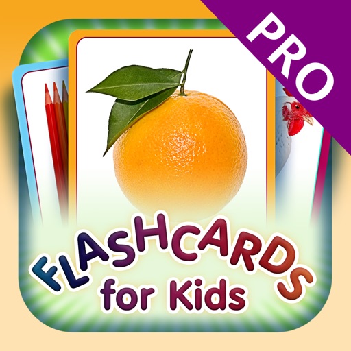Flashcards for Kids PRO - Learn My First Words with Child Development Flash Cards iOS App
