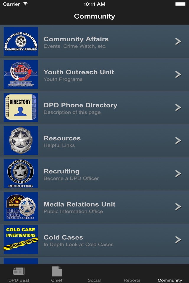 DallasPD App screenshot 4