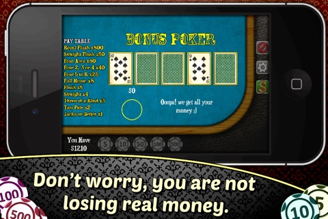SNG Bonus Poker screenshot 4