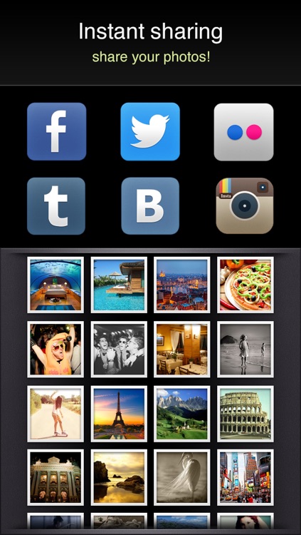 InstaCam-Picture editor,pic frame,image effect edit,App for Flickr,Instagram,Tumblr,Vkontakte,Twitter sharing screenshot-4