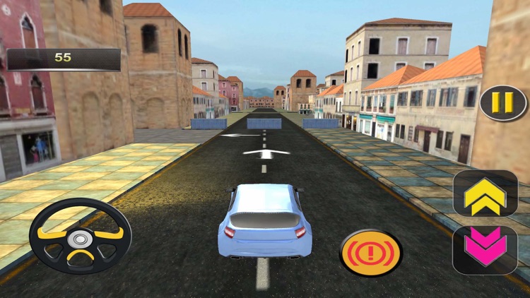 Ultimate Car Parking - 3D Car With No Brakes City Street Edition Driving Simulator HD Free