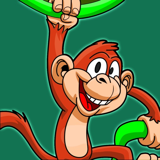 swinging monkey cartoon