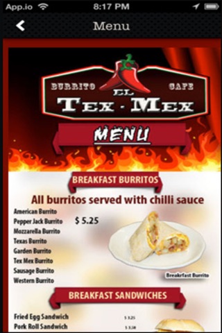 El Tex Mex Burrito & Cafe screenshot 3