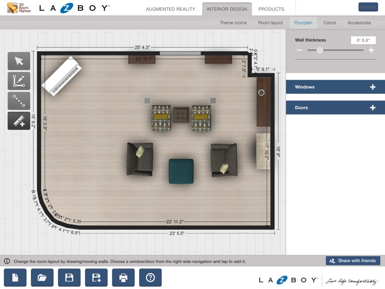 La-Z-Boy 3D Room Planner