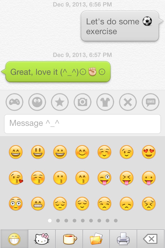 Dream Emoji 2 – talk with emoticon smiley face in emoji keyboard ^_^ screenshot 2
