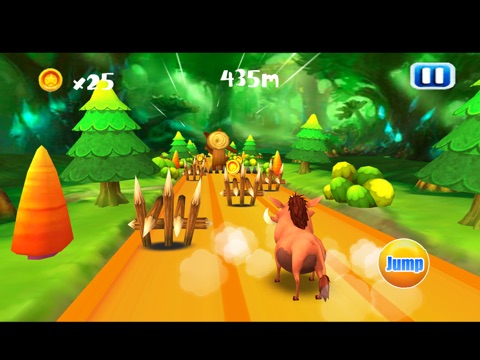 Mega Pig Run Bear Forest HD Free screenshot 4