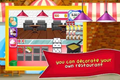 Restaurant Dash - Dessert Cooking Story Shop, Bake, Make Candy Games for Kids screenshot 3