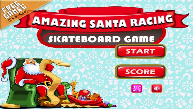 Amazing Santa Racing Skateboard Game screenshot-4