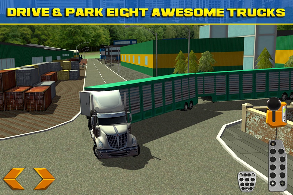 Trucker Parking Simulator Real Monster Truck Car Racing Driving Test screenshot 3