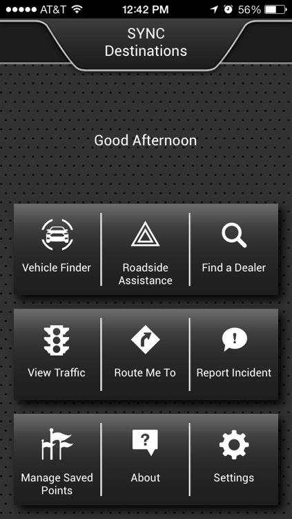 Ford SYNC® Destinations