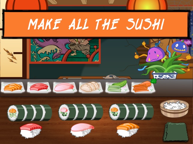 Monster Eat Sushi: A Free Cooking Game(圖3)-速報App