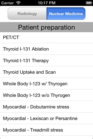 Patient preparation screenshot 3