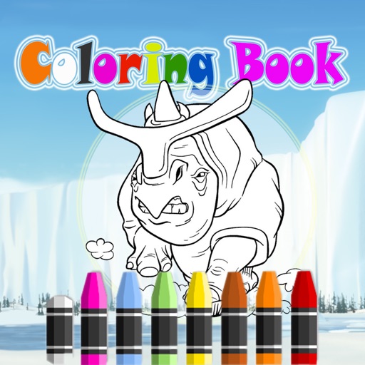 Coloring Book for Ice Age Unofficial Version iOS App