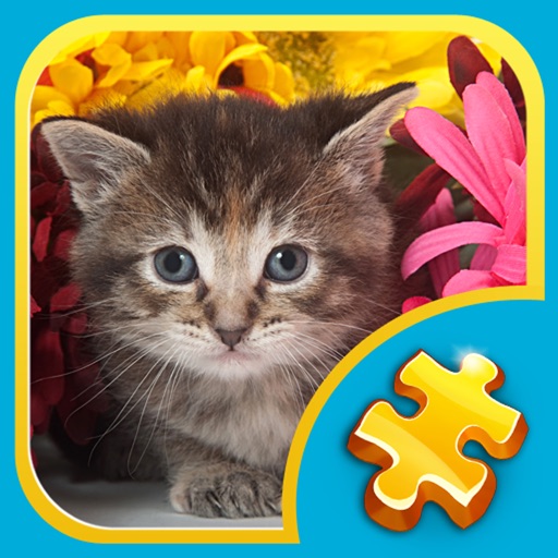 Jigsaw Puzzles: Funny Cats Icon