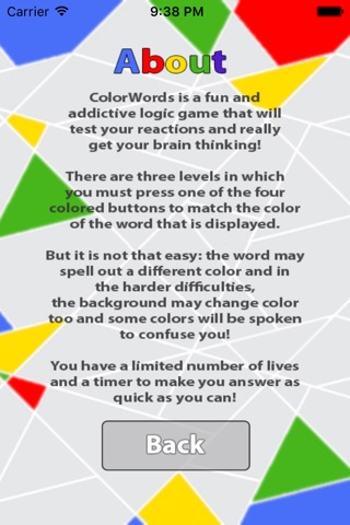 Colour Words screenshot 4