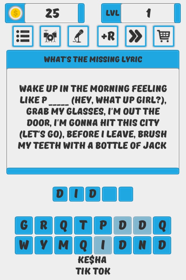 What The ... Lyrics Quiz screenshot 4