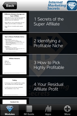 Internet Marketing Income FREE - Super Affiliate Millionaire Secrets screenshot 3