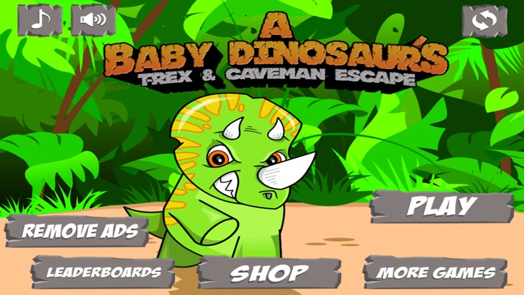 A Baby Dinosaur's T-Rex and Caveman Escape