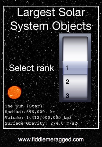 Largest Solar System Objects screenshot 2