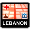 Lebanon Vector Map - Travel Monster