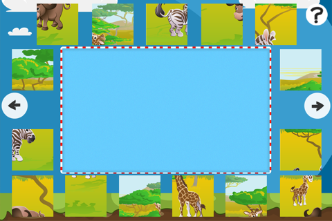 Safari Puzzles - Animals jigsaw puzzle game for children and parents with the world of the savannah screenshot 4