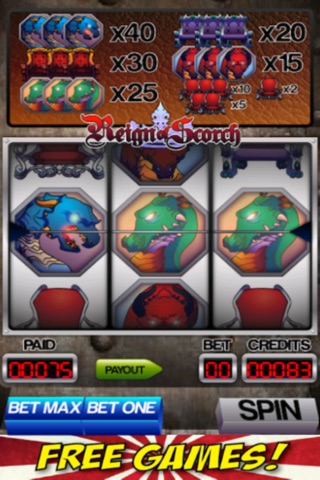 Dragons and Thrones Slot Machine screenshot 2