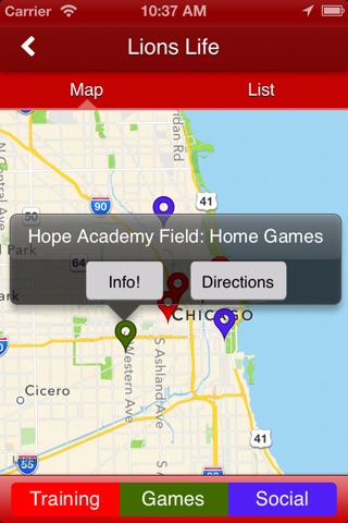Chicago Lions Rugby screenshot 2
