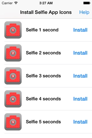 Selfie App Icon Automatic - Selfie Cam Shooter Auto launched via an app icon with timer & Photo Editor screenshot 4