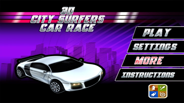 3D City Surfers Car Race Free